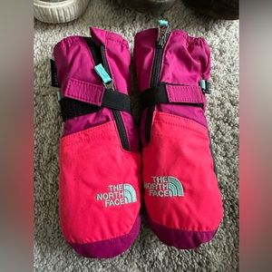 North face kids mittens